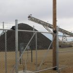 Pile of tar at PR Springs US Oil Sands mine